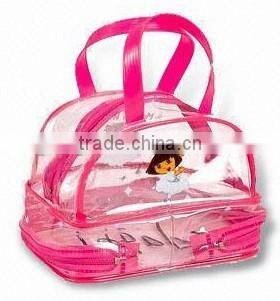 PVC travel cosmetic bag handbag