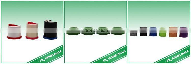 Plastic blue caps for bottles