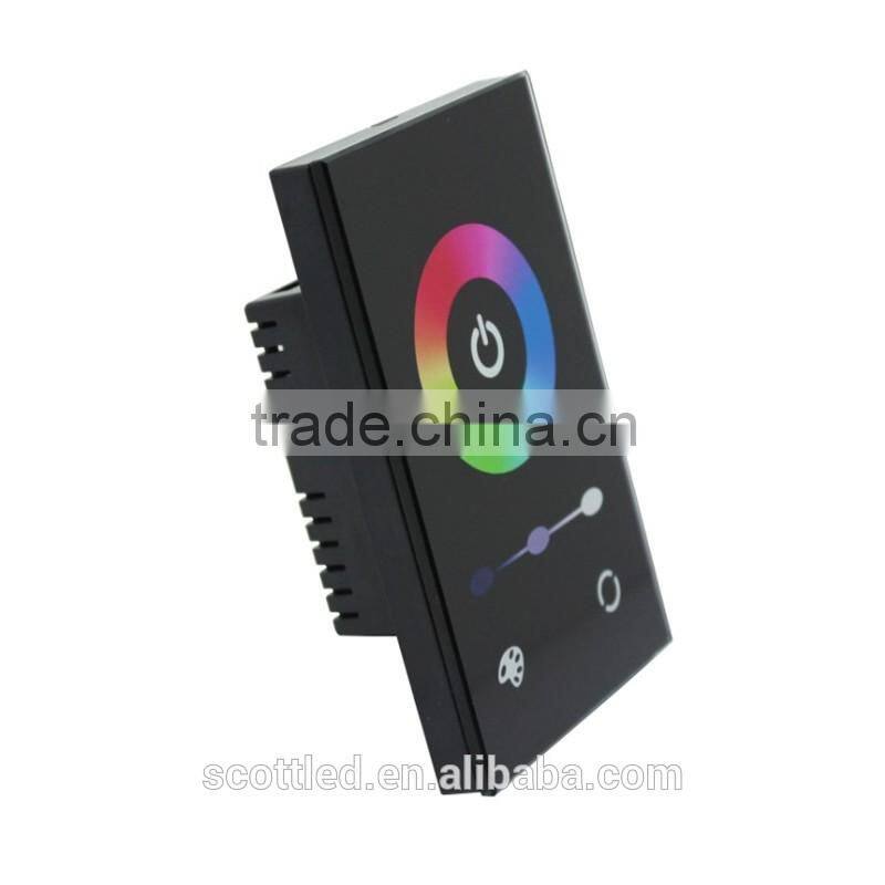 Wall mounted Panel Touch LED Full Color Controller for American Standard