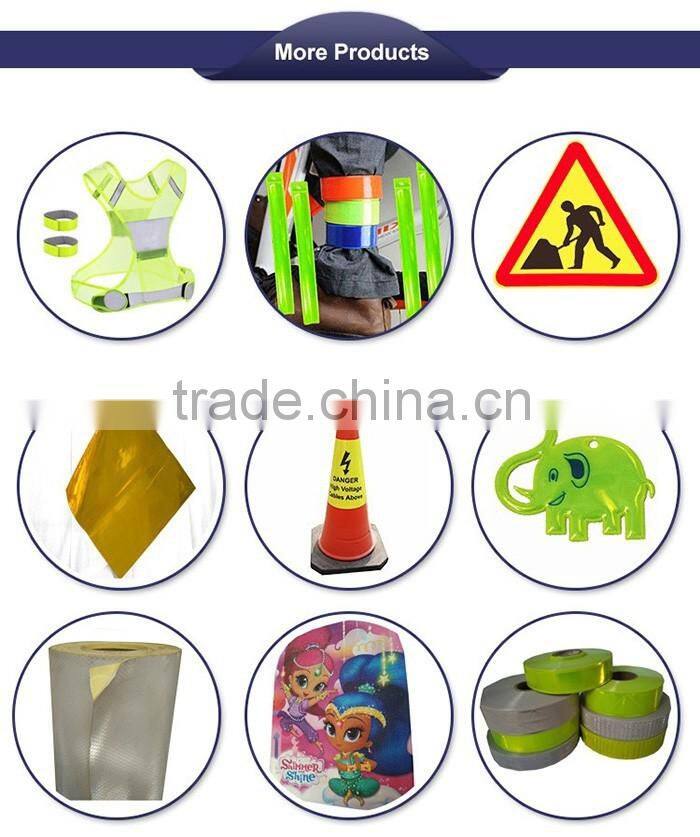 Self adhesive reflective film reflective sheeting for traffic road sign