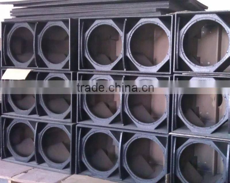 PG-218 double 18 inch subwoofer box design, dual subwoofer box