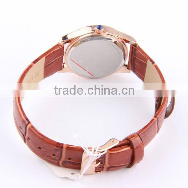 Latest simple model rose gold womens watch
