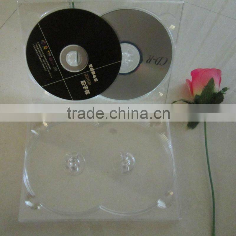 5mm Clear double-sided DVD tray