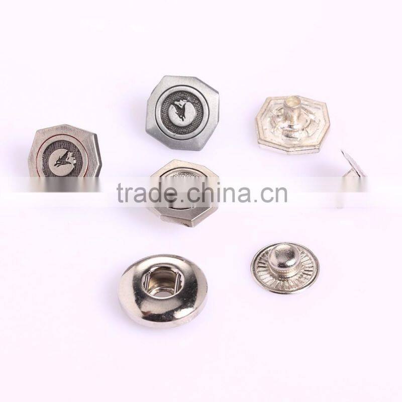 13mm spring four parts snap buttons magnetic snap button
