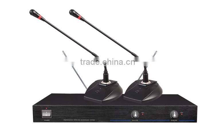 CMS-V108 Conference System pro 8 Channel VHF desktop goose neck omnidirectional Wireless Microphone