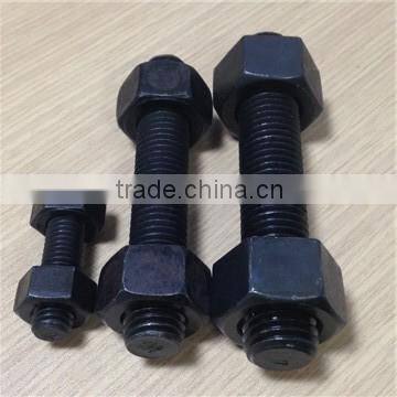 Black finish stud bolt specification