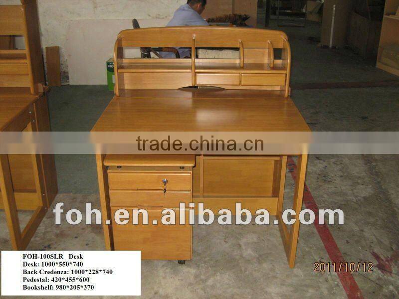 Modular Student Dormitory Desk, Home Bedroom Desk of Different Material Options (FOH-100SLR)