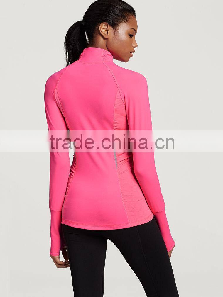 2016 Fitting outdoor jacket stretch fabric fancy women sports jackets