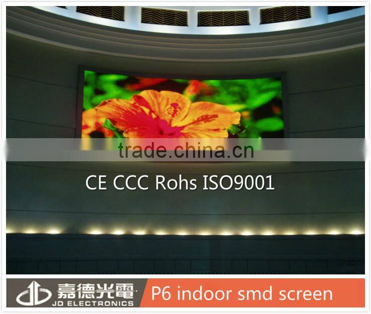 RGB mix color led module / display smd p6 screen panel
