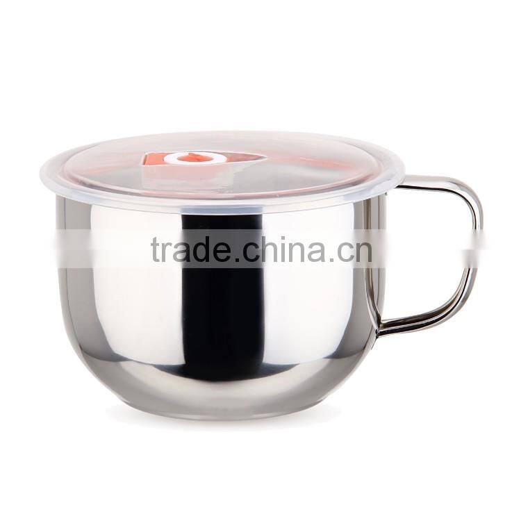 Delicate and thermal stainless steel noodles cup
