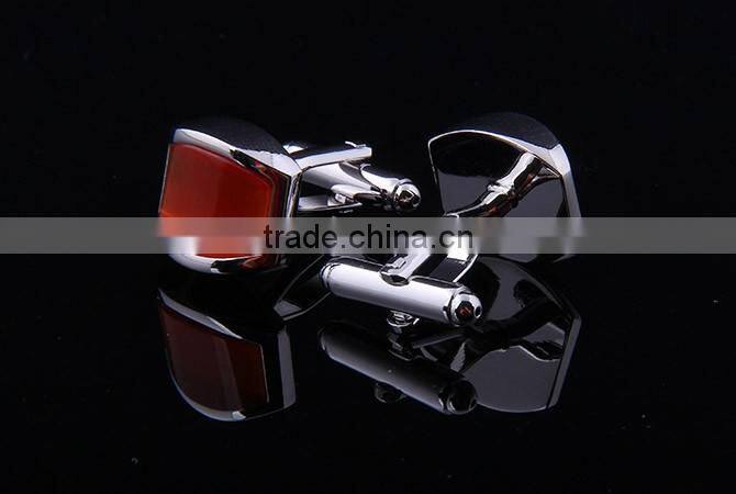 Red Opal Cufflink,Gemston Inlaid Cufflink