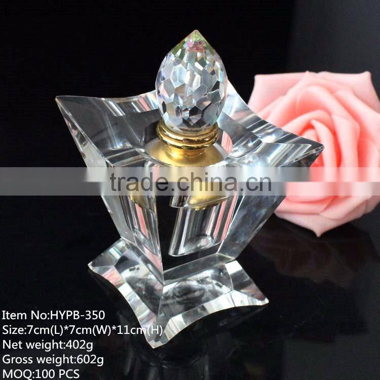 newest fashionable crystal perfume wedding gift bottle
