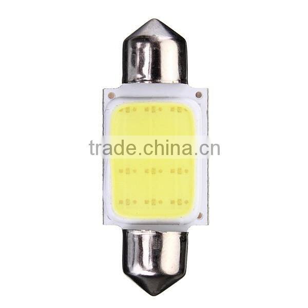 High Quality 36mm Festoon COB 12 Chips DC 12V LED Car Dome Reading Lights Auto Interior Lamps Super Bright Bulbs Power