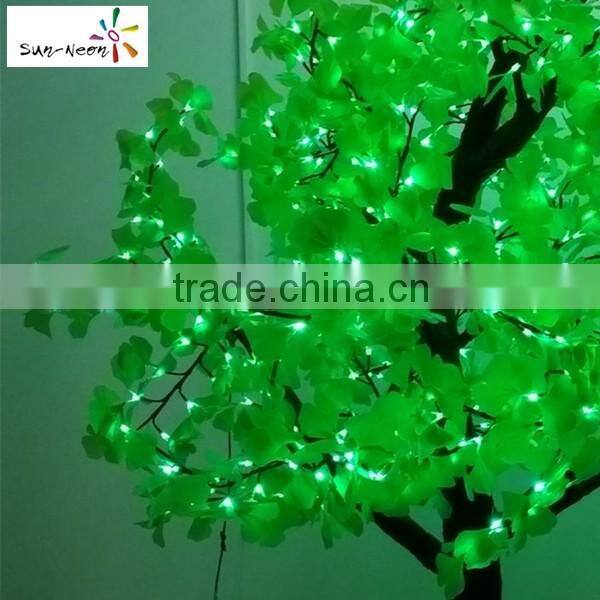 Outdoor decoration nature ginkgo led tree lights outdoor hanging tree light outdoor tree up lights