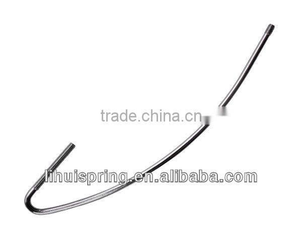 v shaped deformed spring