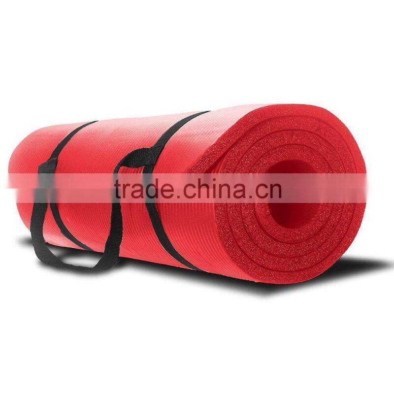 Extra Thick NBR Foam Exercise Mat for Yoga Pilates Camping