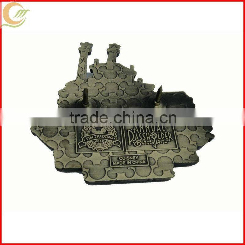 Zinc alloy antique bronze plating 3D custom medals and trophies