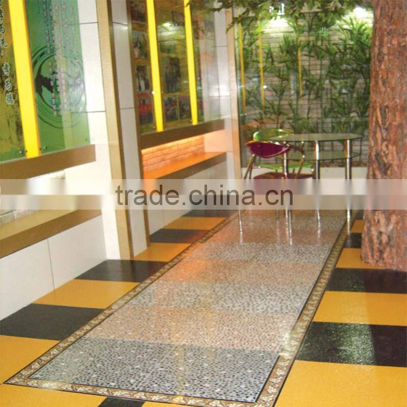 Normal Type and Polished PVC Material Homogenous Tiles