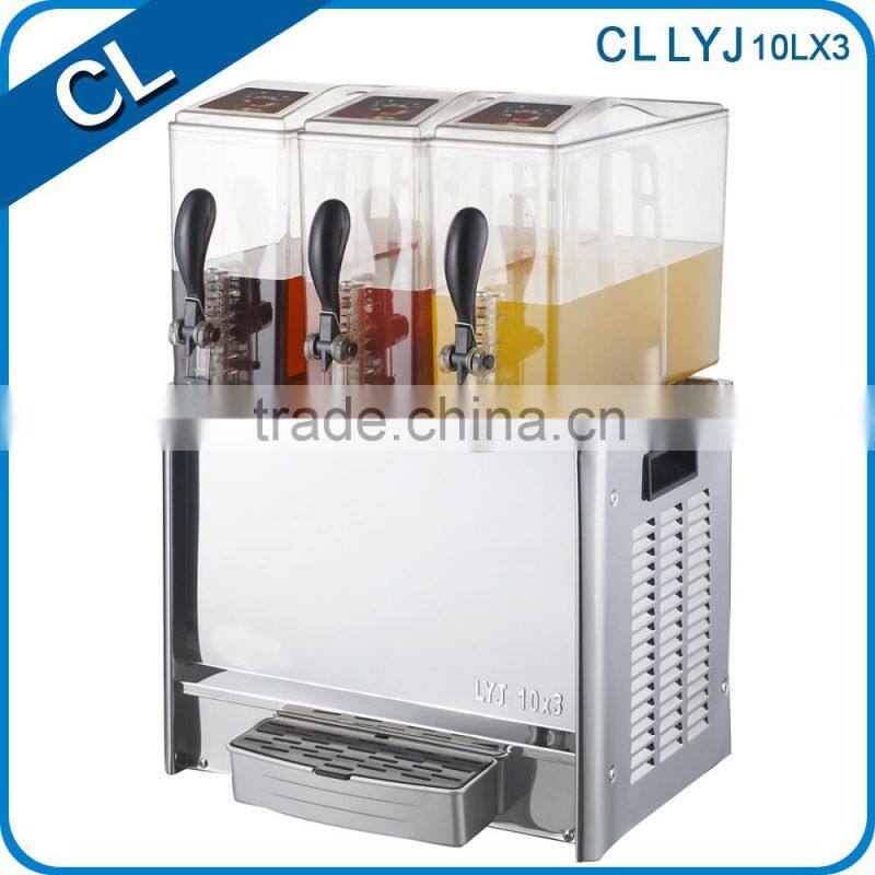 10L stainless steel panel add LED light ,spraying automatic juice machine for sale