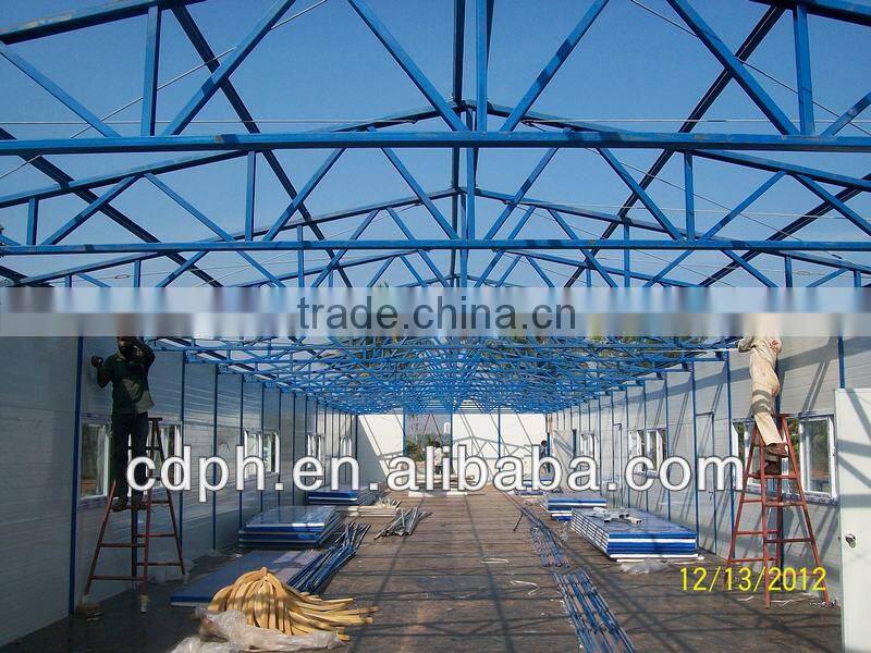 China alibaba worker dormitory design, Made in China prefabricated site office design, China supplier sandwich panel house