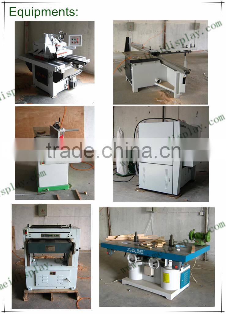 High quality Wood Food Display Shelf YMD043