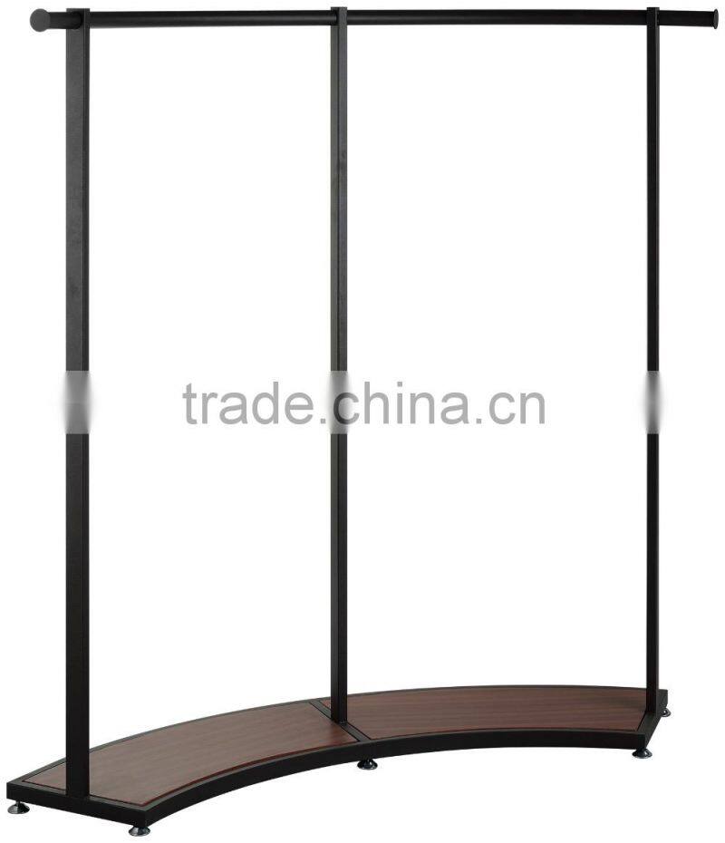 Durable Rounded Metal + MDF Clothes Display Rack for Kids