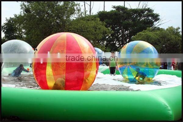 Colorful floating inflatable walking ball/ water walk ball