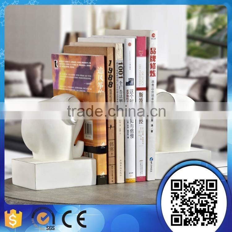 Wholesale Hot Sale Resin Cartoon Elephant Bookends For Home Decoration