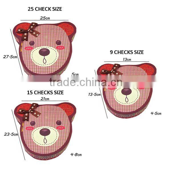 Bear Face Paper Chocolate Packaging Box