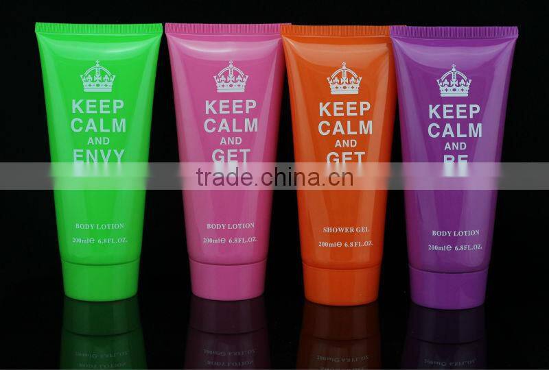 150ml round color plastic tube for cosmetic