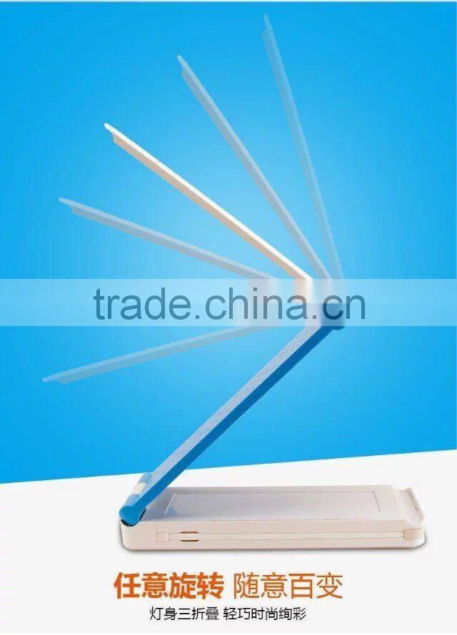 2016 New ultra-thin polymer battery 10000Mah powerbank with desk lamp and with cable and connector for iphone5S/6/6S