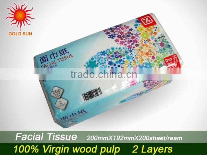 Soft Pack Facial Tissue