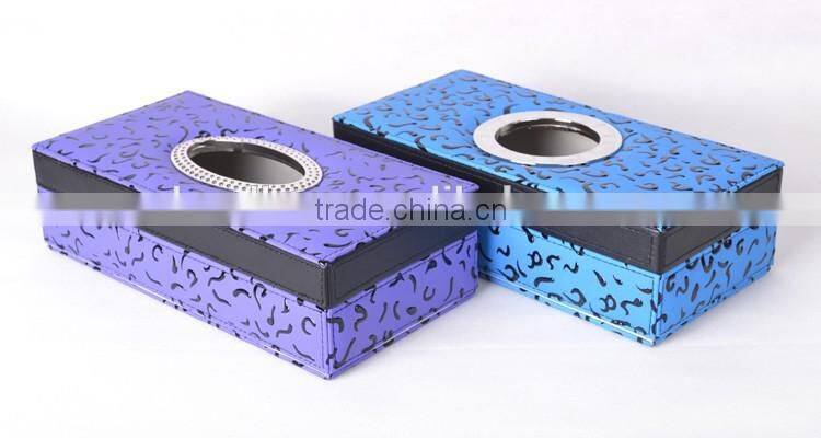 Fashion design rectangular tissue box for bedroom