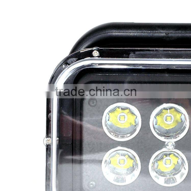 Waterproof IP68 Remote Control Led Work Light Driving Offroad Super Bright Searchlight