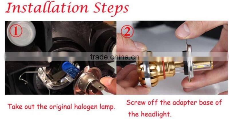 china wholesale H3 12v 30w led headlight for car
