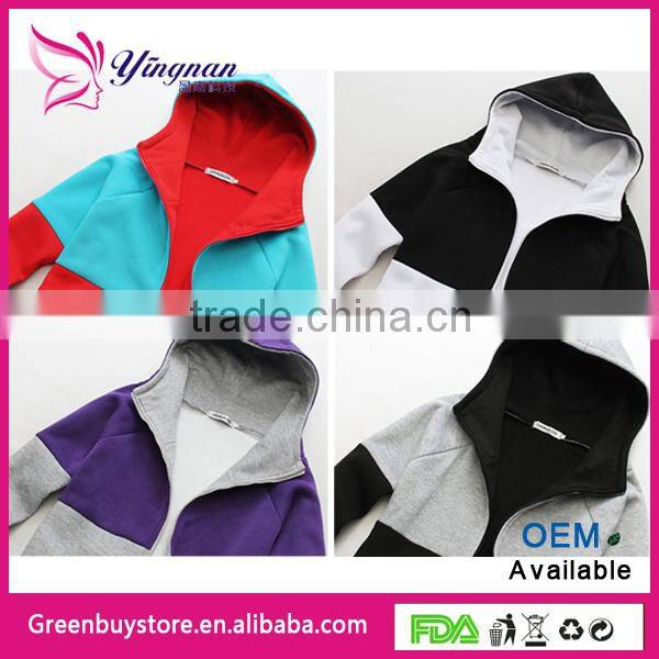 Hot! New Arrive men's spring and Autumn Han edition hoodies cotton patchwork Jacket Coat Size M-XXL Free shipping Wholesale