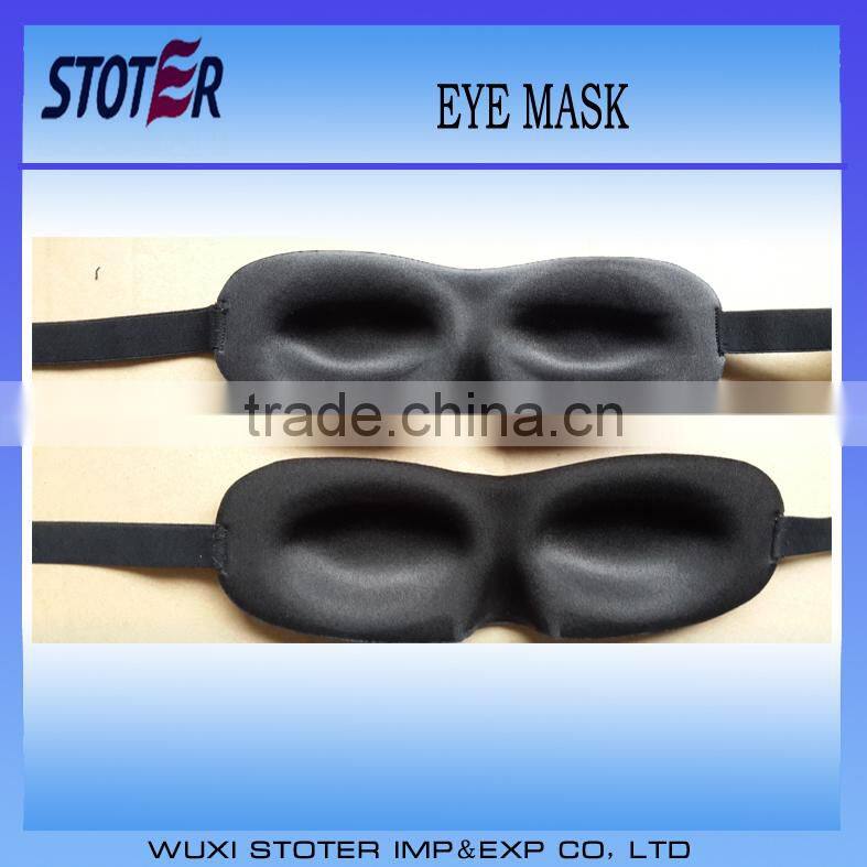Silk material 3D sleep eye mask with PU foam sleep earplug