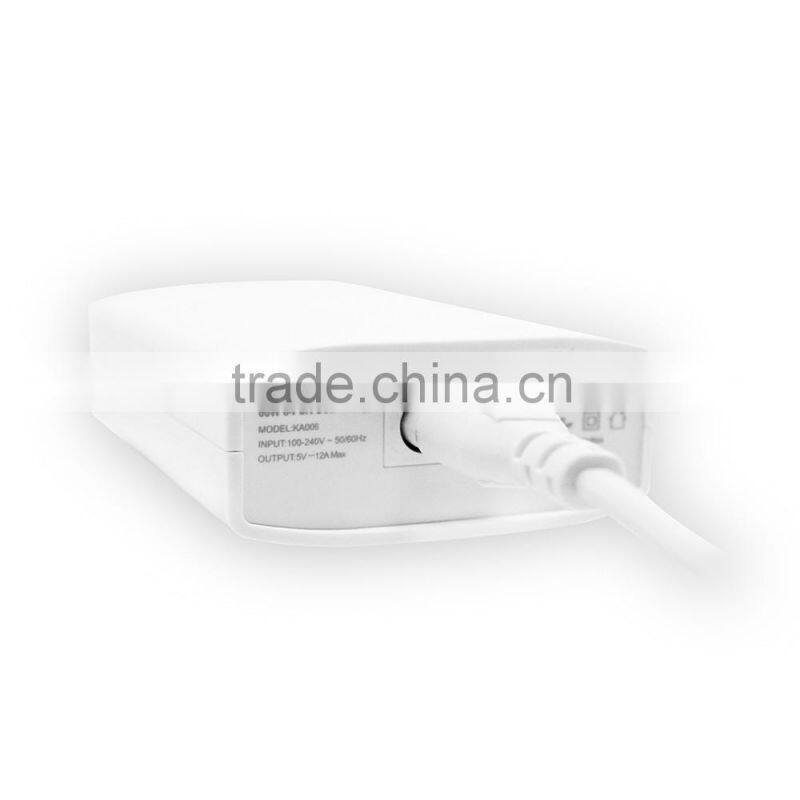 2015 Hot selling products 6 Ports USB Wall charger Bulk AC USB Adapter mobile accessories for phones
