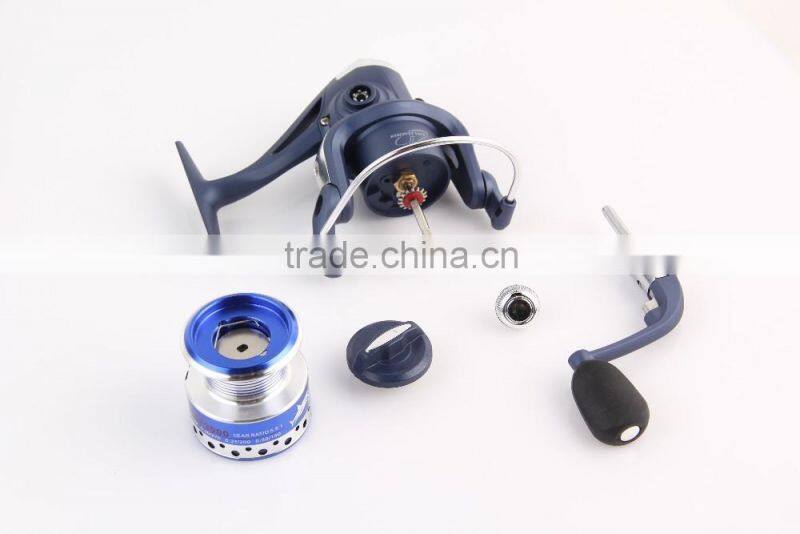 2.7M/3.0M/3.6M/4.5M/5.4M Blue Color Set Spinning Fishing Rod and Fishing Reel 6 Ball Bearing Combo