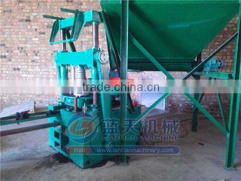 New design long burning time coal briquette production line