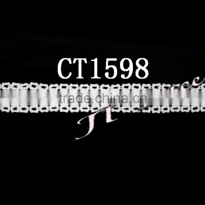 cheap design trim lace& cotton lace trim yard CT1596