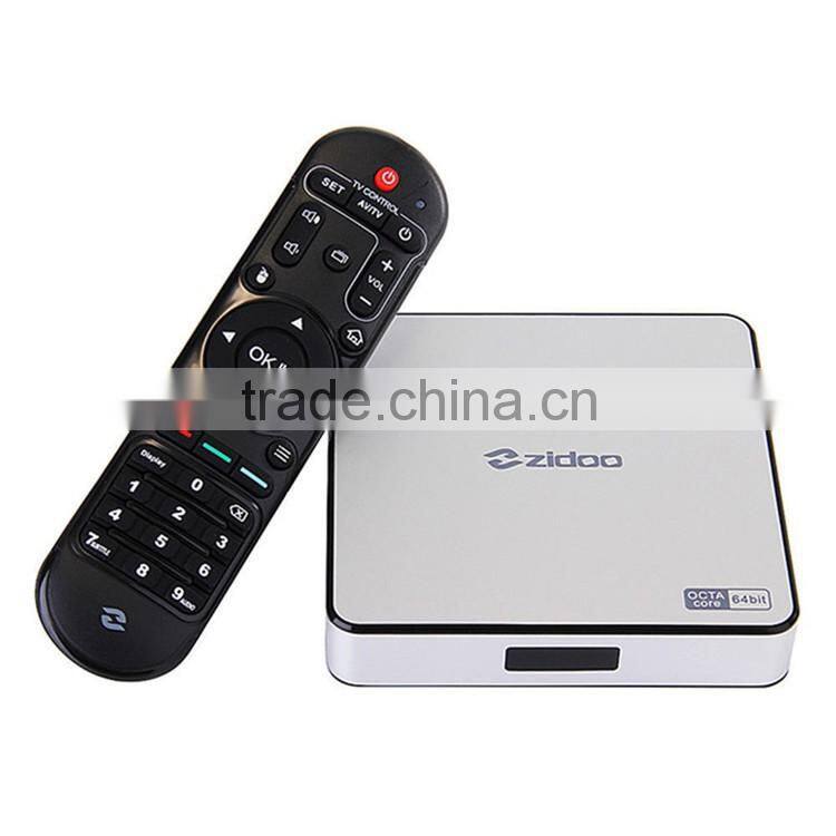 Zidoo X6 PRO TV Box RK3368 Octa Core Dual Band WIFI 4K KODI Android 5.1 TV Box