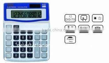 12 digit Dual power desktop calculator