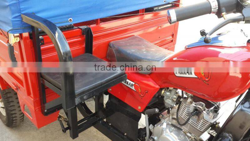 2016 popular Tricycle Cargo with water-proof rear tent 150cc 200cc
