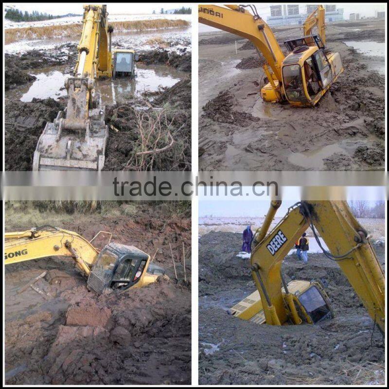 4x4 Full Drive ( 4WD ) Wetland Excavator Equipped, CE , EPA , SGS, ISO , Model: MAX220SD-4