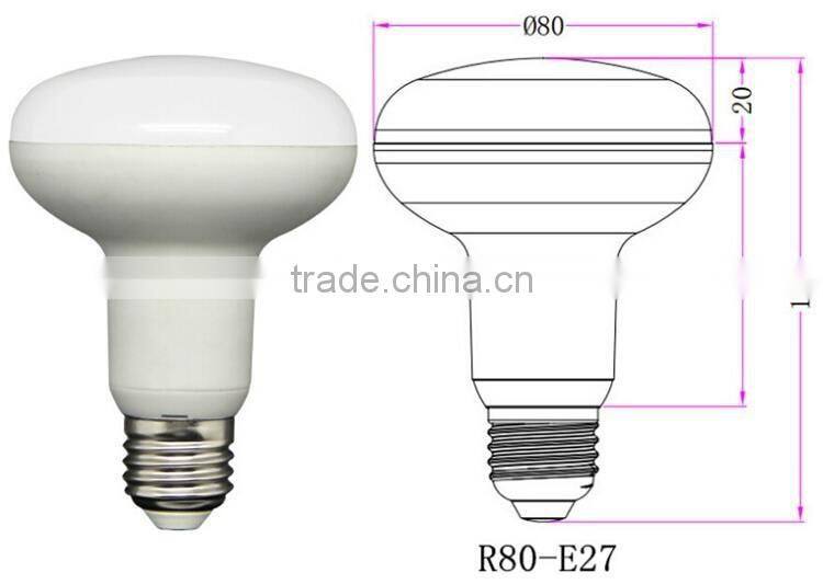 Elegant design hotsale aluminum plastic smd led light e14 bulb