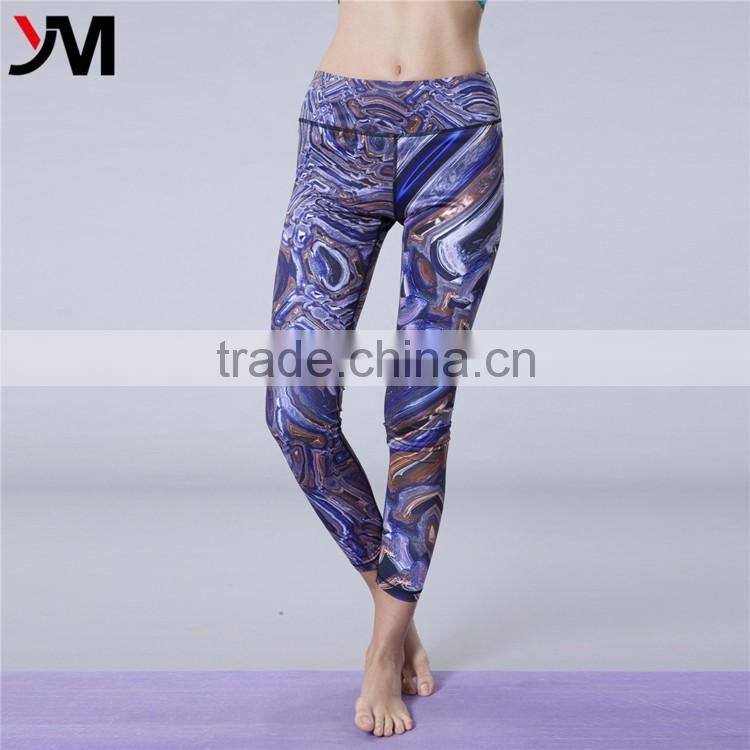 New Design Fashion Sport Yoga Pants Custom Colorful Women Long Pants