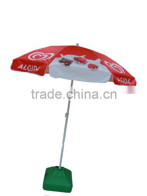 180cmx8k printing large promotional parasol beach umbrella