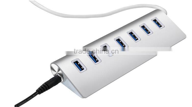 Preminum 7 port usb hub 3.0 driver download high speed from CE/ROHS/FCC certification manufacturers