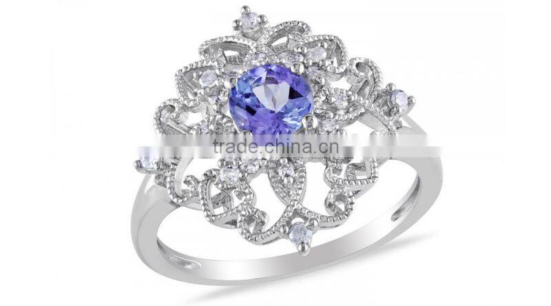 tanzanite wedding bands flexible finger rings